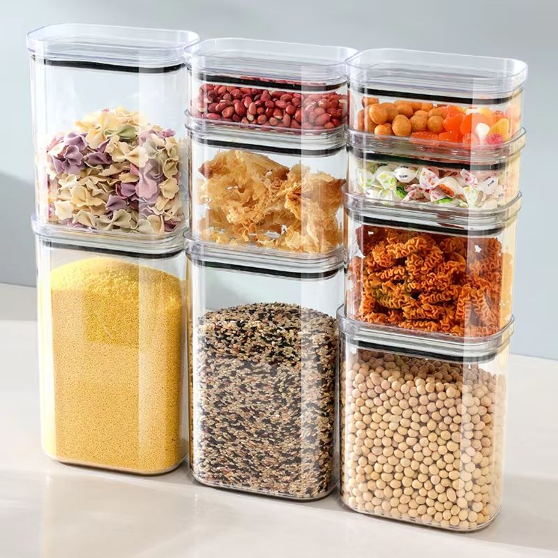 Food Storage Kitchen Cabinet - Pote Hermético Organizador de Armário de