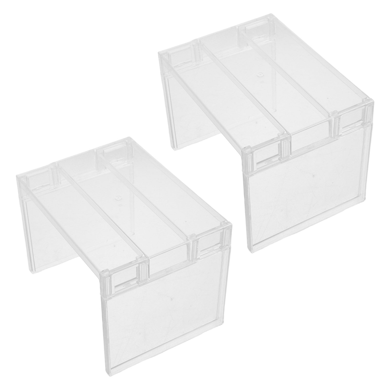 Food Storage Kitchen Cabinet - 2 Peças Prateleira Organizadora Transparente para