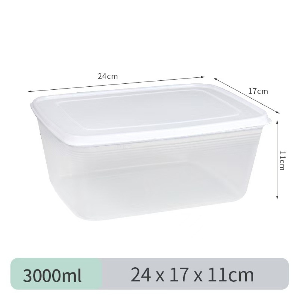 Food Storage Vegetables - Caixa Organizadora Transparente Empilhável para Geladeira,