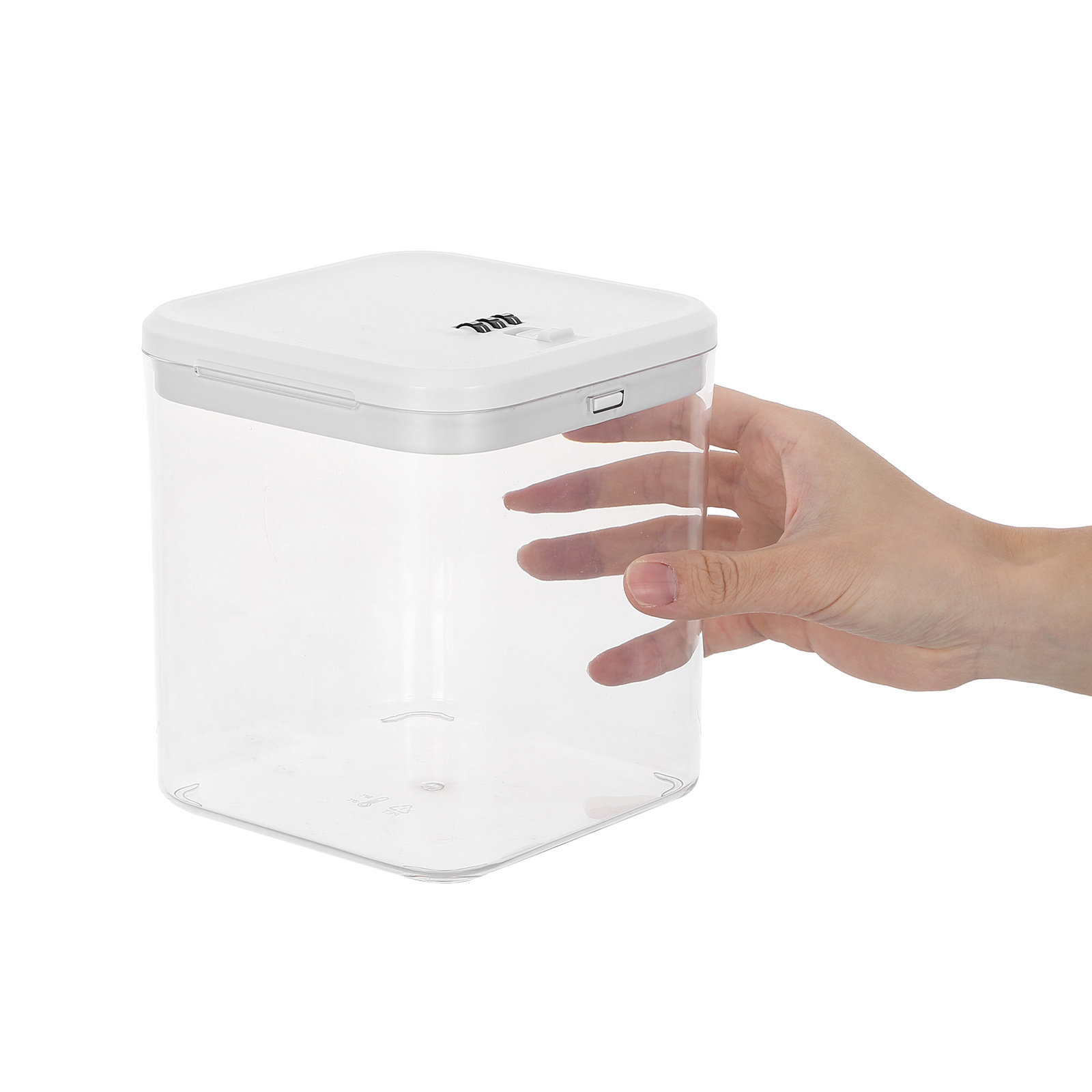 Food Storage Safe - Caixa Organizadora Empilhável Transparente com Trava