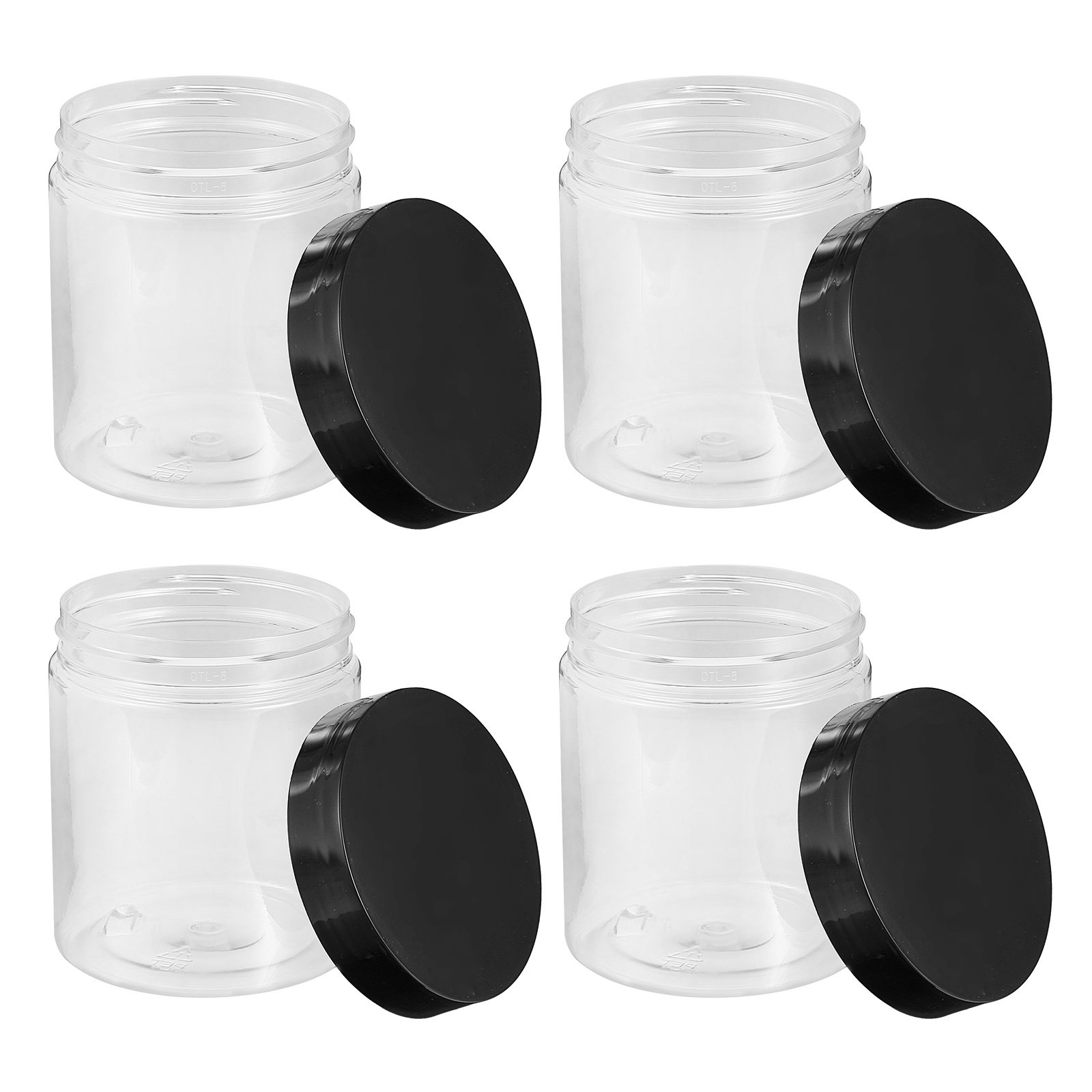 Food Storage Kitchen - 12 Potes de Plástico Transparente para