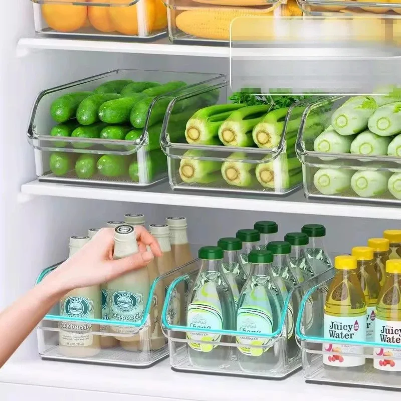 Food Storage Kitchen Cabinet - Organizador de Geladeira (1/2 Peças) -