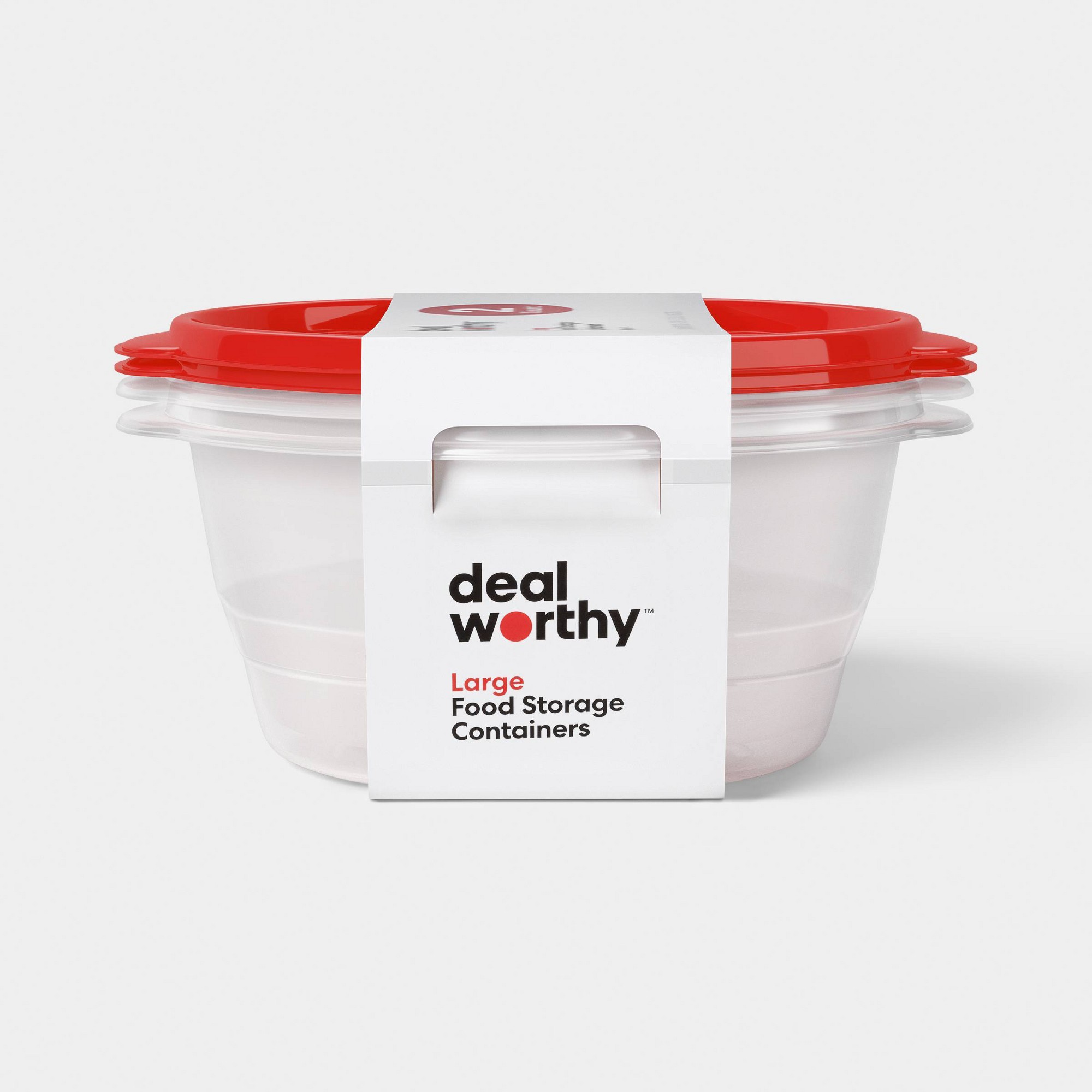 Food Storage For Pantry - Recipientes Grandes Redondos para Armazenamento de