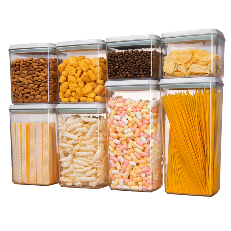Food Storage For Pantry - Conjunto de recipientes de armazenamento de