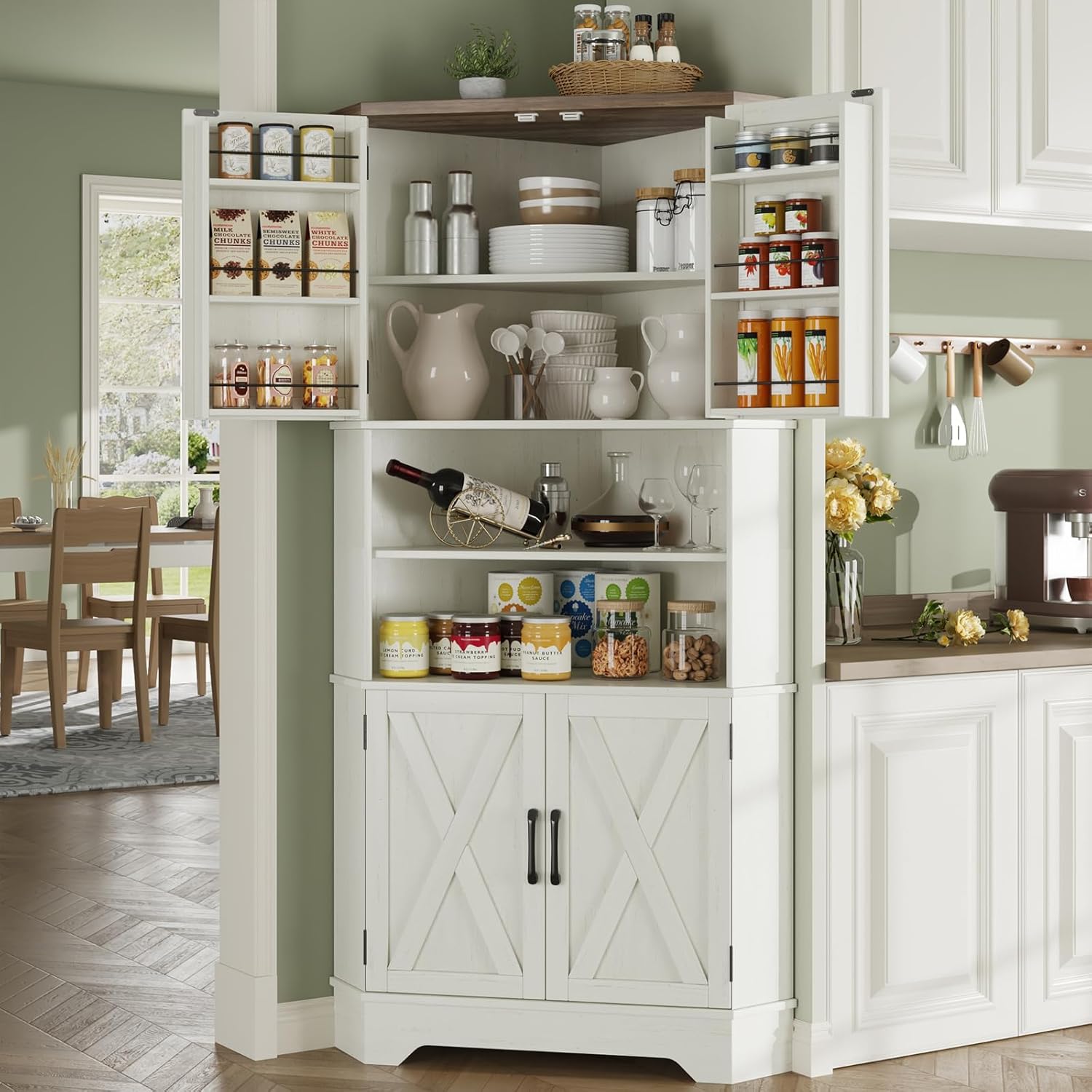 Food Storage Kitchen Cabinet - # Armário de Canto, Armário de