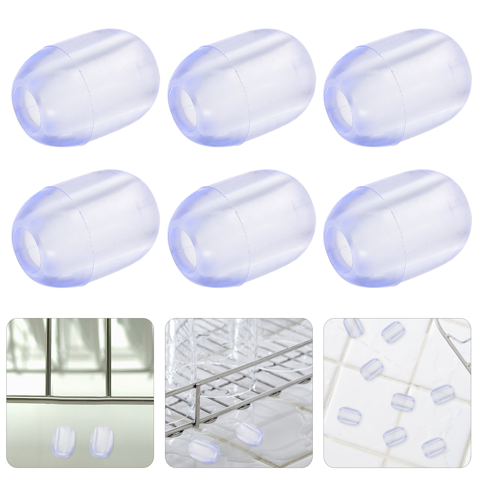 Food Storage Vegetables - 10 Peças Protetores de Borracha Antiderrapantes