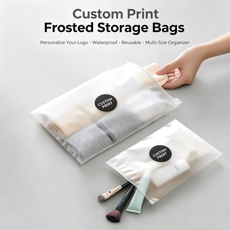 Food Storage Of Plants - Bolsas com Zíper Fosco Personalizadas com