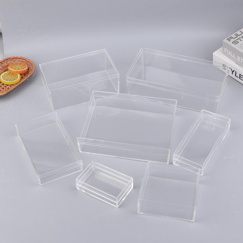 Food Storage Of Plants - Caixa de Armazenamento Retangular de Acrílico