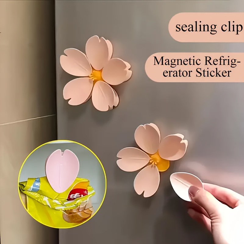Food Storage Of Plants - Sakura clipe magnético criativo gadget de