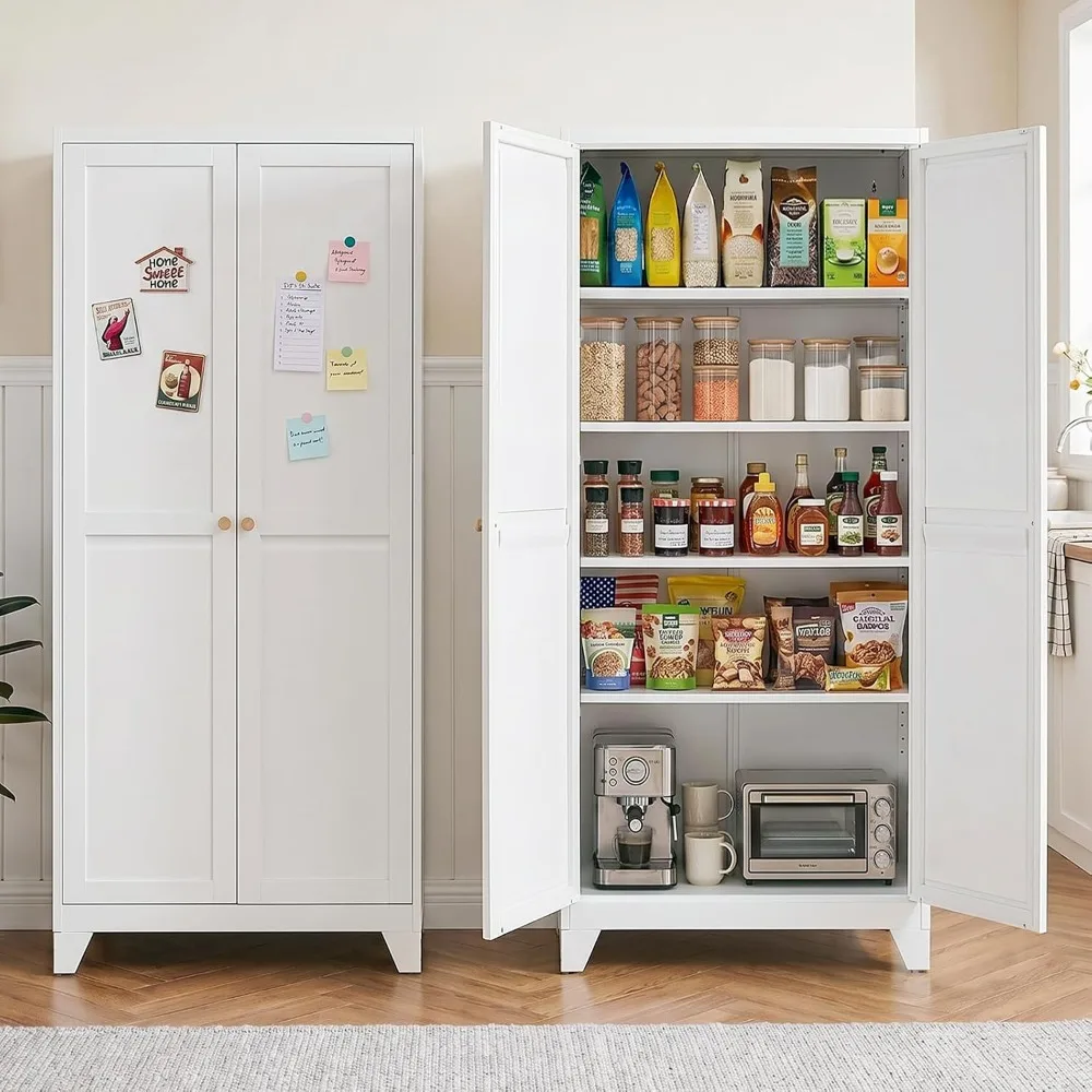 Food Storage Kitchen Cabinet - Armário de Despensa de Metal de