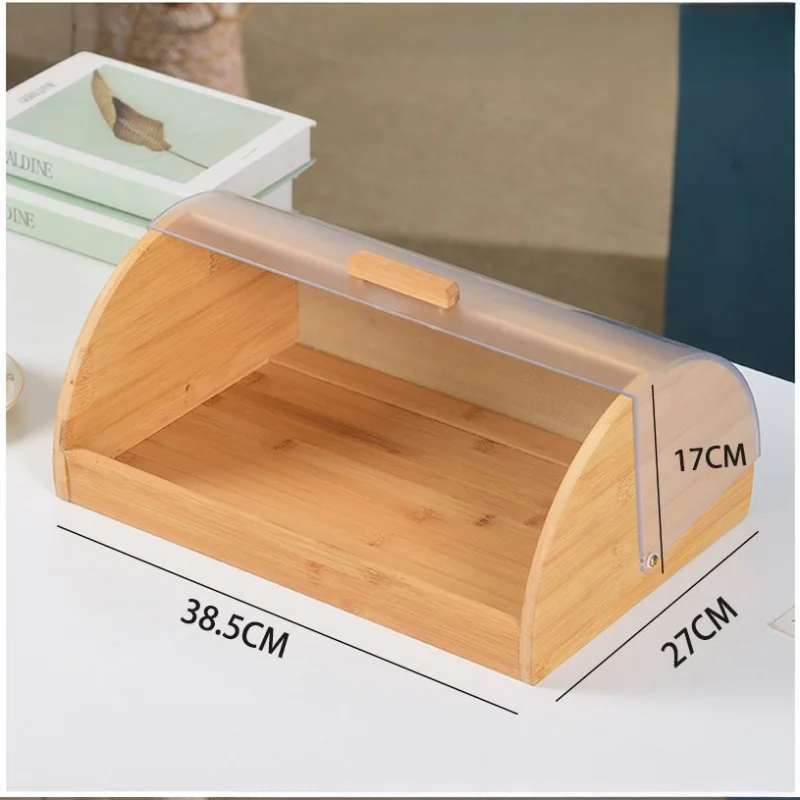 Caixa de Pão de Bambu com Tamp - Food Storage Kitchen Cabinet avaliação e preço