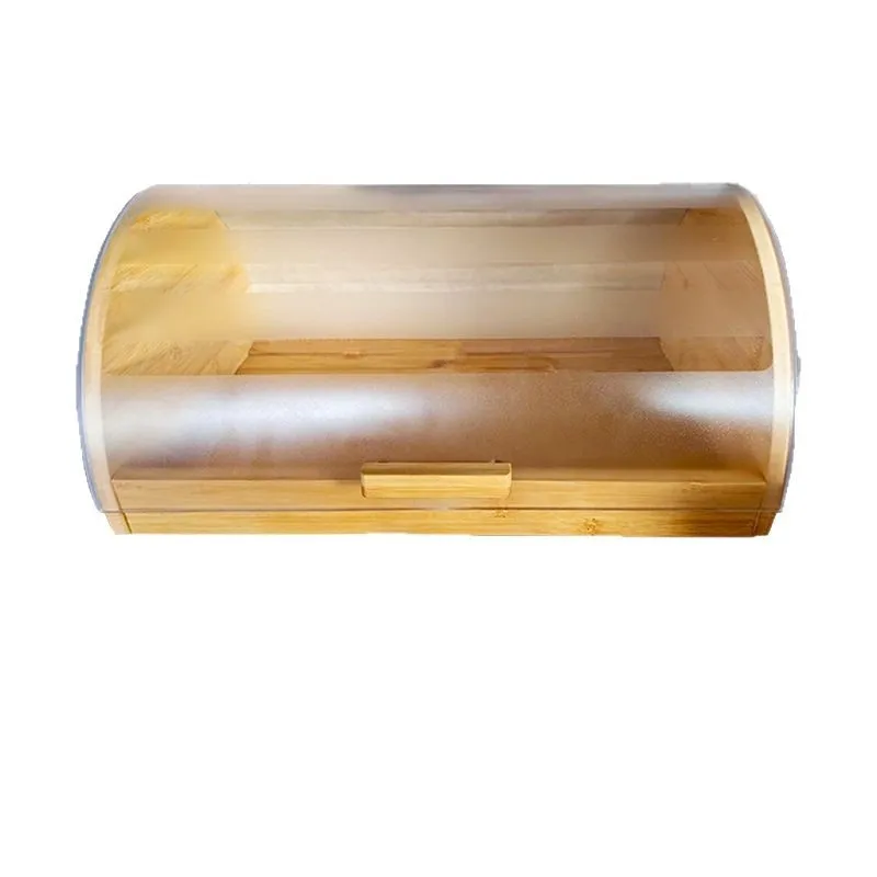 Caixa de Pão de Bambu com Tamp - Food Storage Kitchen Cabinet avaliação e preço