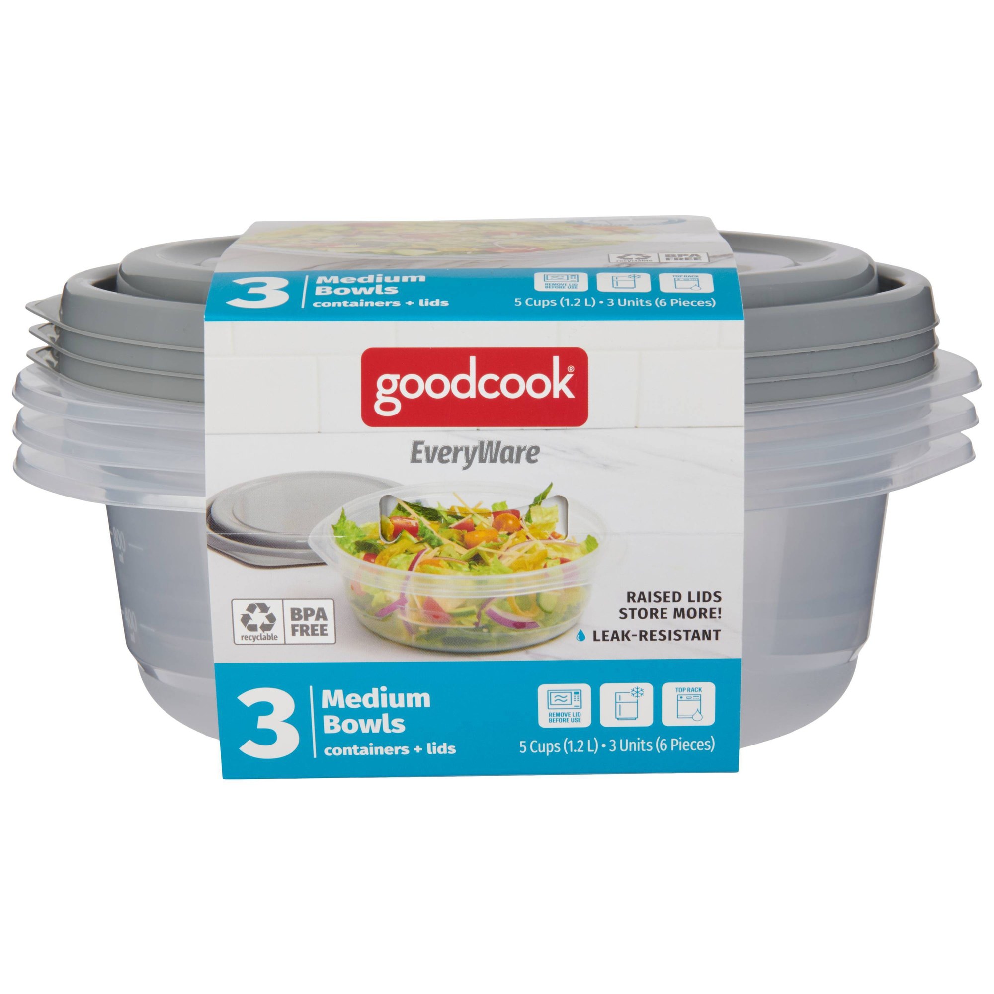 6 peças de recipientes redondo - Food Storage For Pantry avaliação e preço