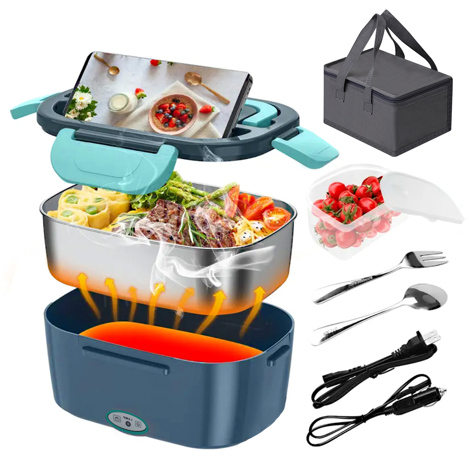 Marmita Elétrica de 100W 1.5L, - Food Storage Bag Organizer avaliação e preço