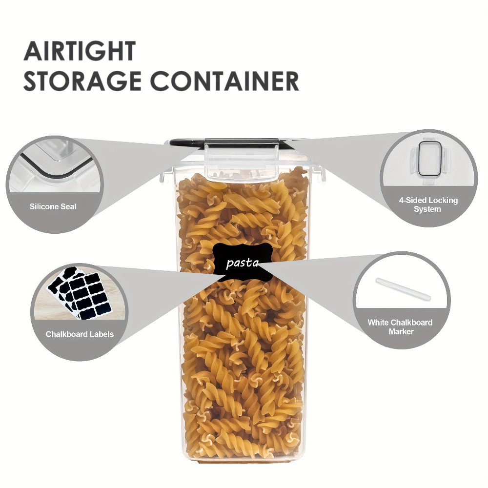 Conjunto de 24 Peças: 12 Potes - Food Storage For Pantry avaliação e preço