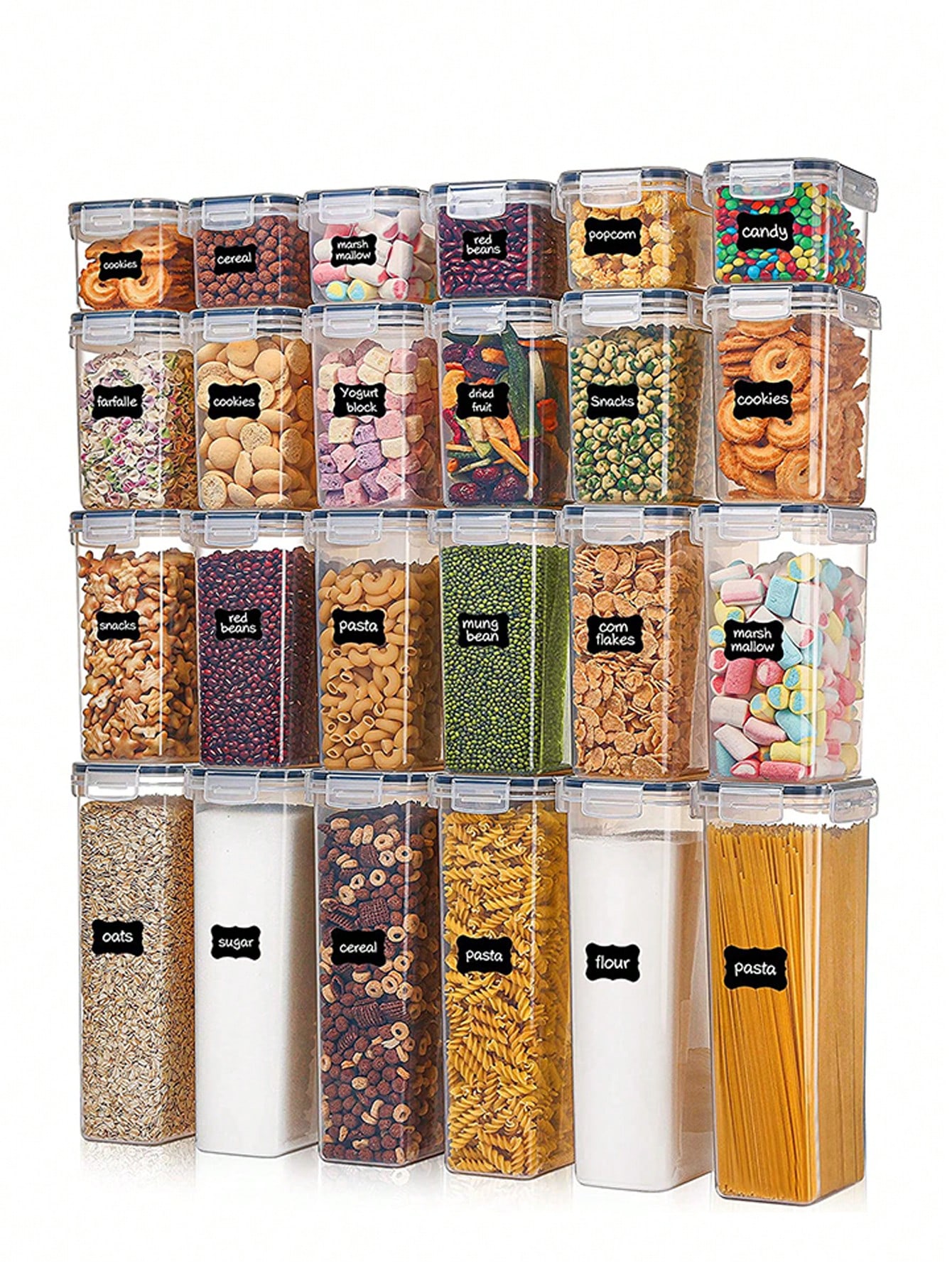 Conjunto de 48 Recipientes Her - Food Storage For Pantry avaliação e preço