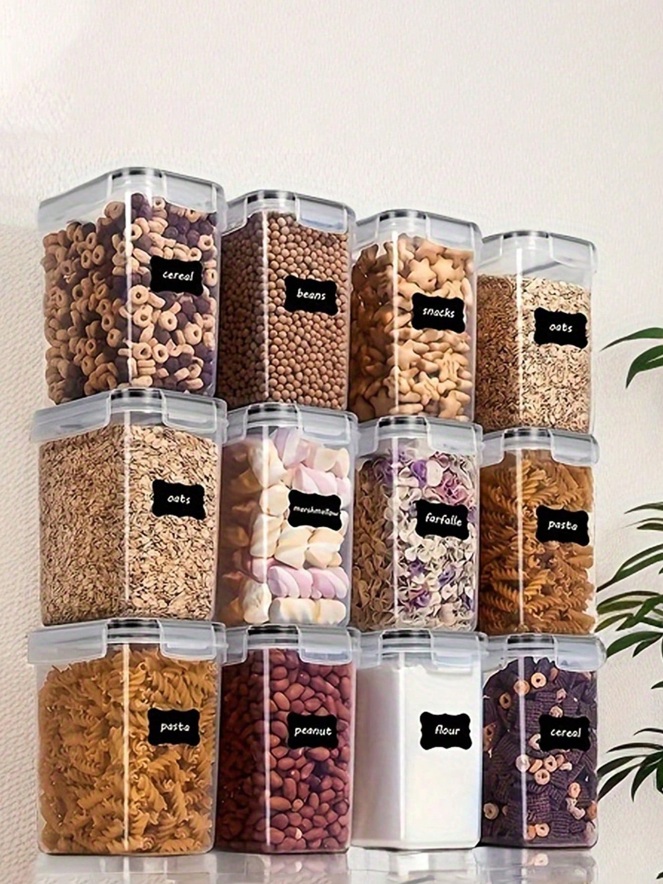 Conjunto de 48 Recipientes Her - Food Storage For Pantry avaliação e preço