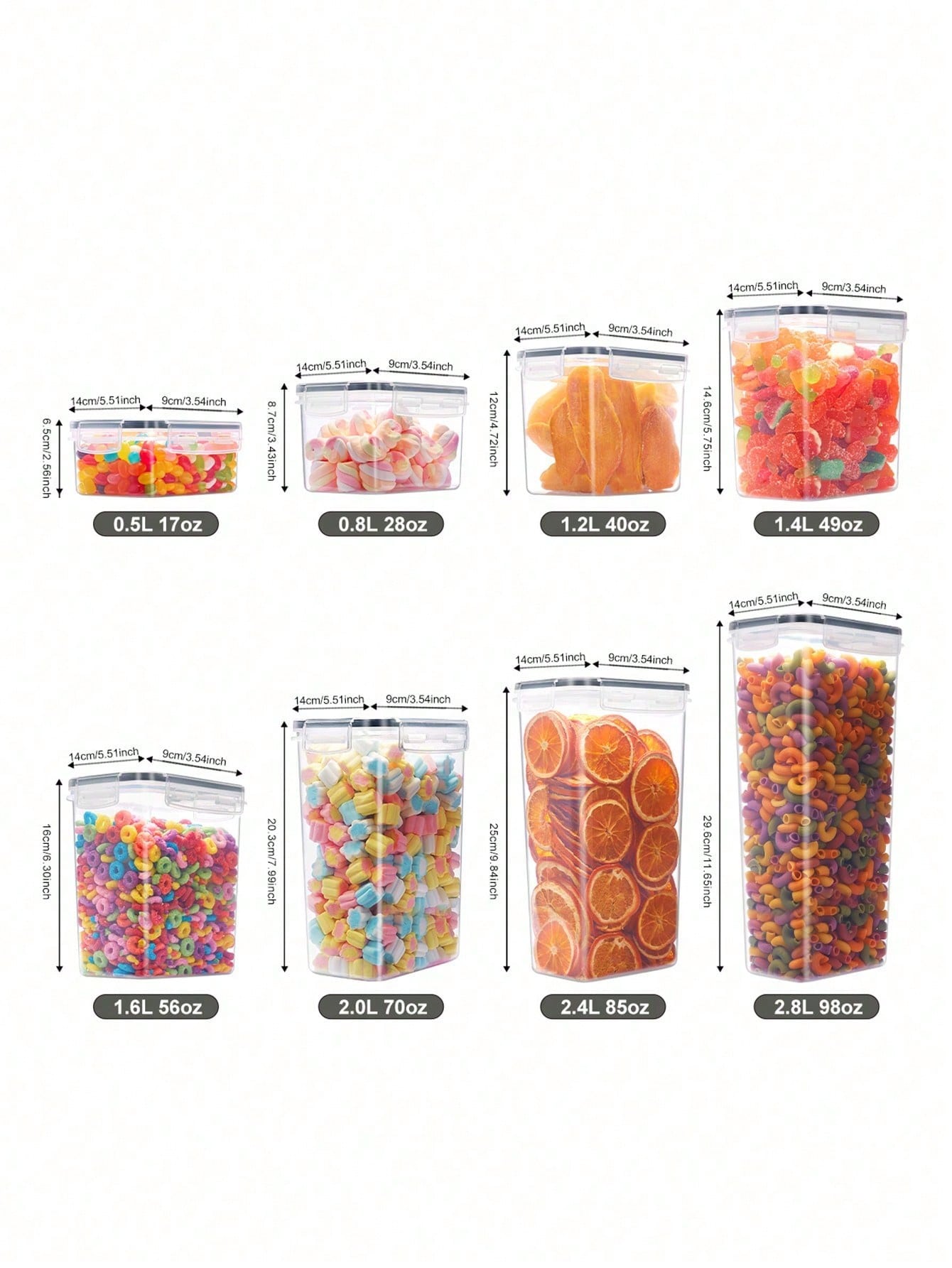 Conjunto de 48 Recipientes Her - Food Storage For Pantry avaliação e preço