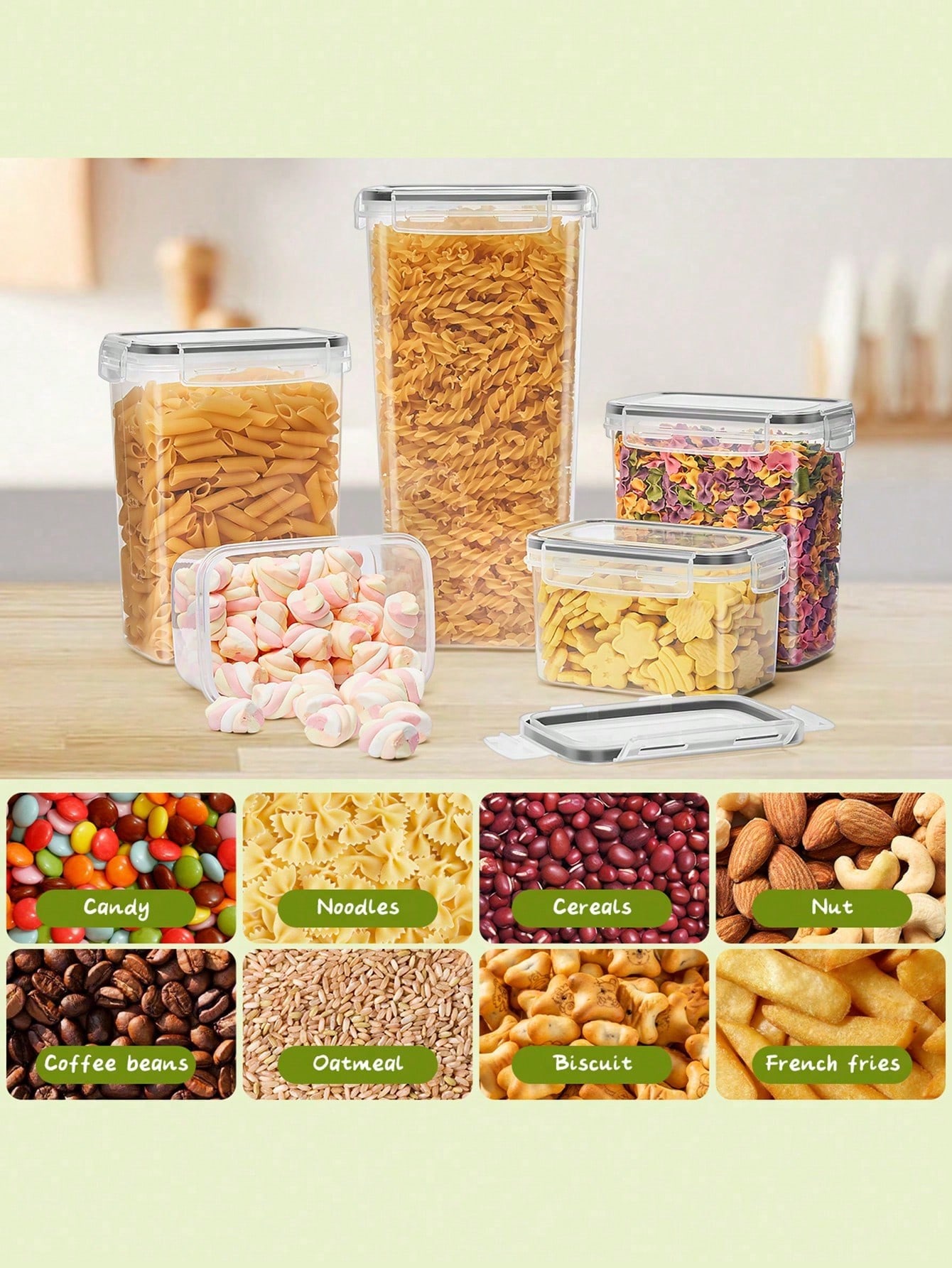 Conjunto de 48 Recipientes Her - Food Storage For Pantry avaliação e preço
