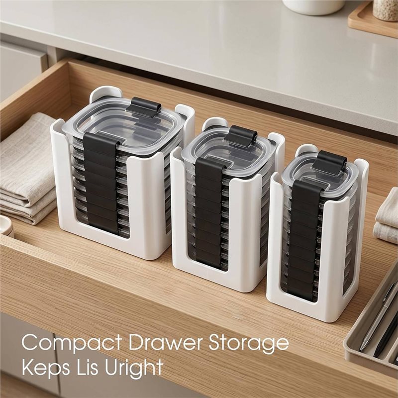 ABLN-Organizador de Tampas par - Food Storage Kitchen Cabinet avaliação e preço