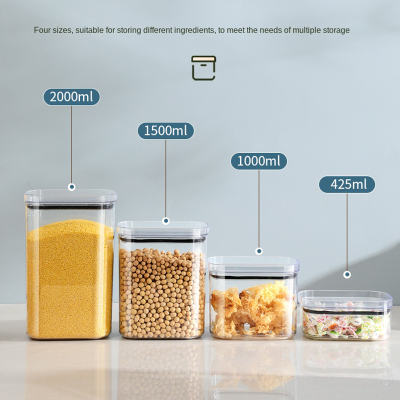 Pote Hermético Organizador de  - Food Storage Kitchen Cabinet avaliação e preço
