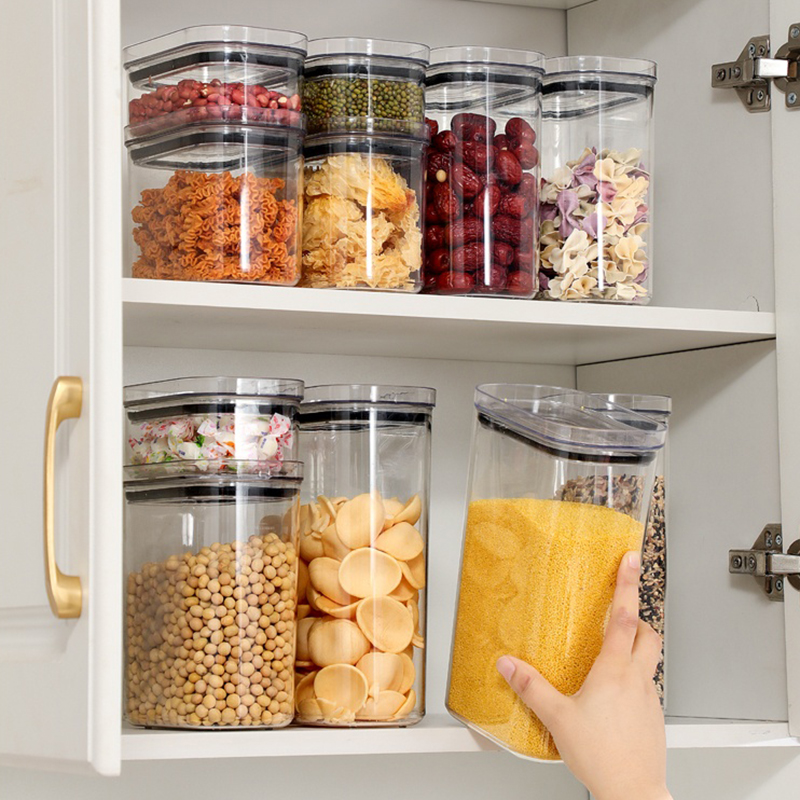 Pote Hermético Organizador de  - Food Storage Kitchen Cabinet avaliação e preço