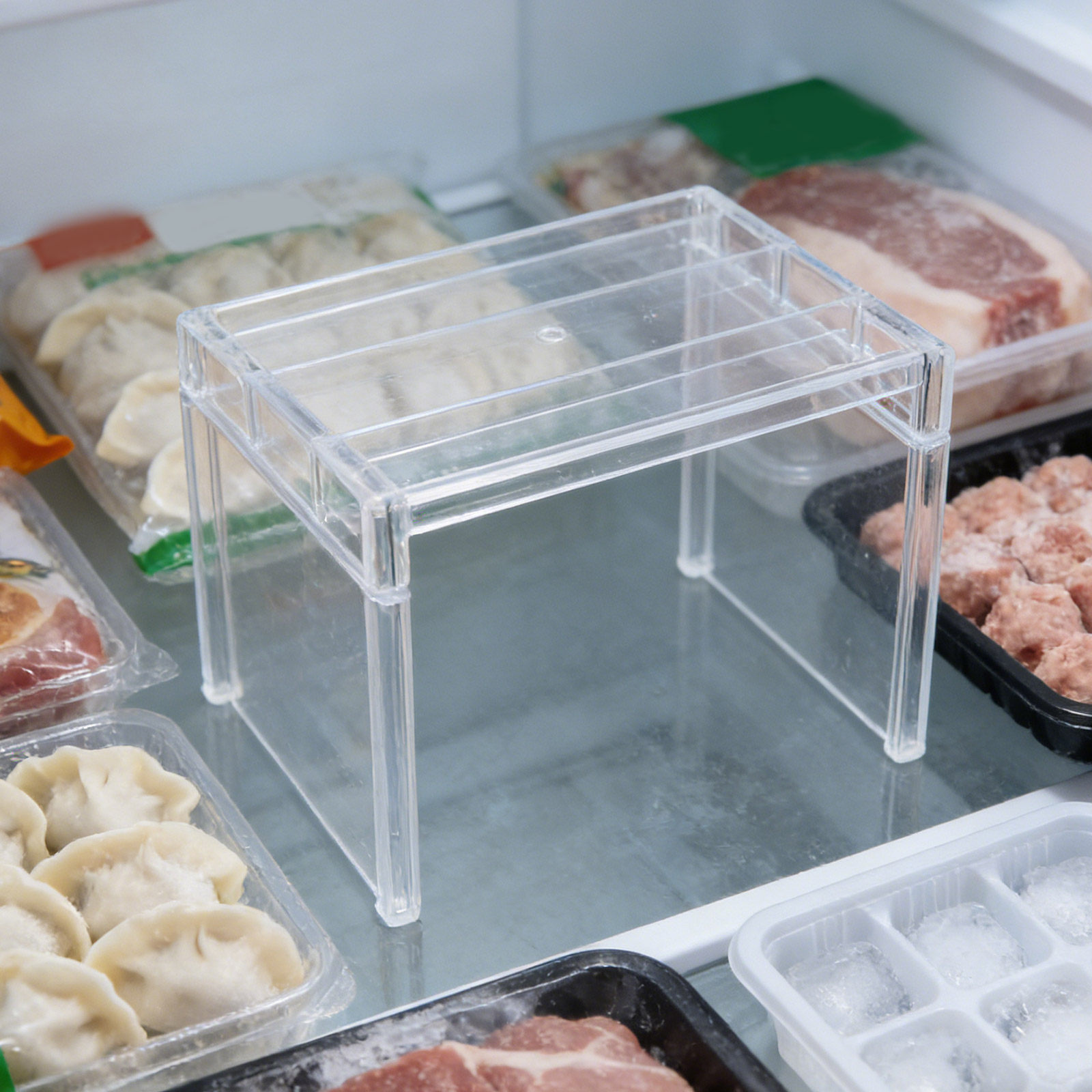 2 Peças Prateleira Organizador - Food Storage Kitchen Cabinet avaliação e preço