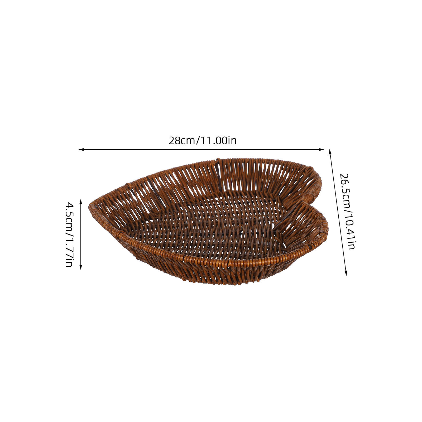 2 cestas de rattan em formato  - Food Storage Vegetables avaliação e preço