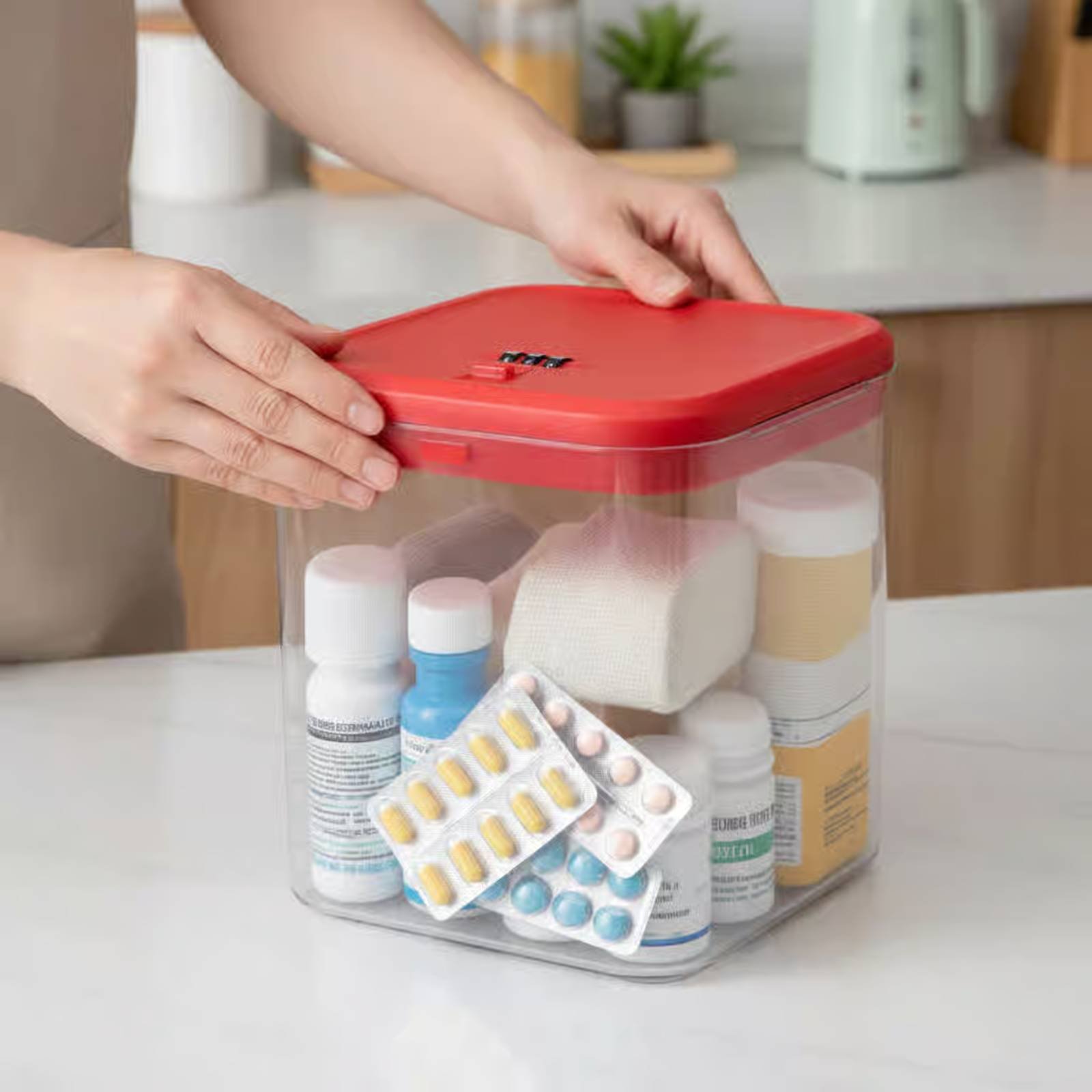 Caixa Transparente com Fechadu - Food Storage Kitchen avaliação e preço