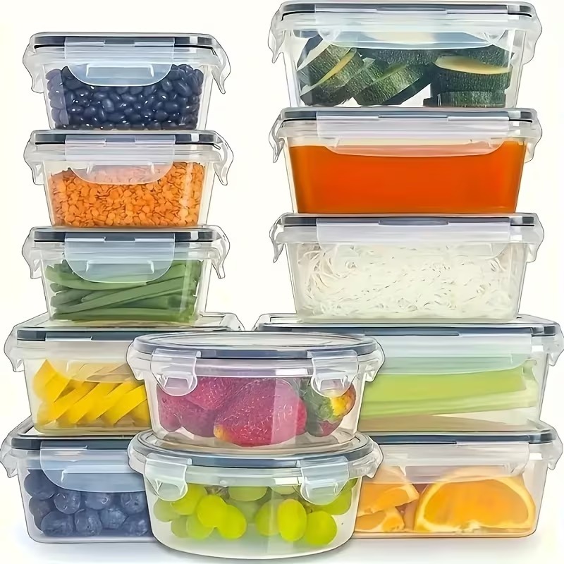 Conjunto de 4 Recipientes Tran - Food Storage Vegetables avaliação e preço