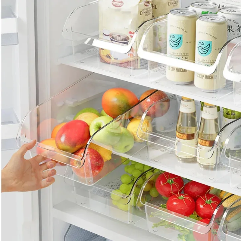 Organizador de Geladeira (1/2  - Food Storage Kitchen Cabinet avaliação e preço