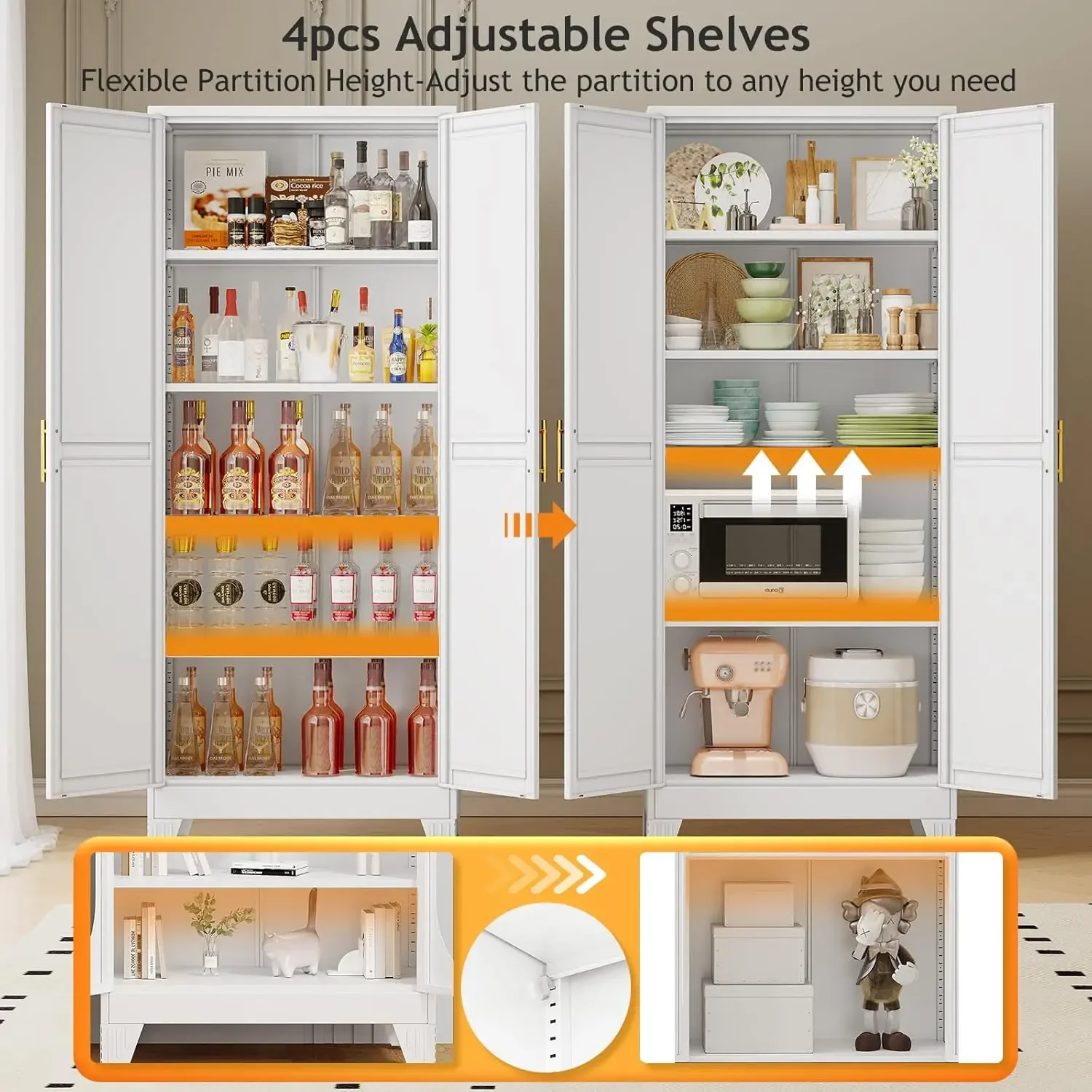 Armário de Despensa Alto de Me - Food Storage Kitchen Cabinet avaliação e preço