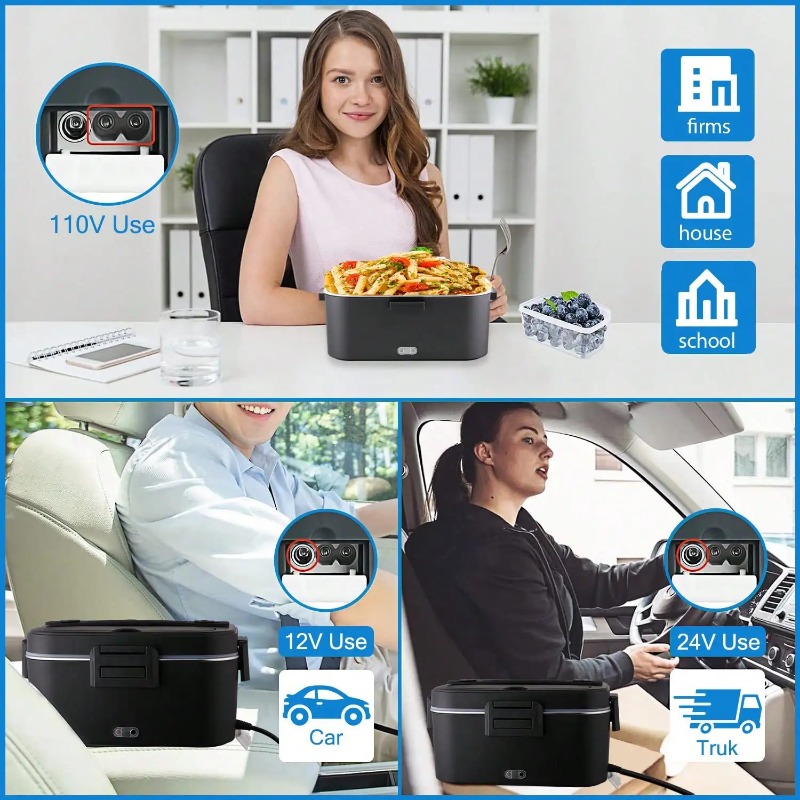 Marmita Elétrica Aquecida de 1 - Food Storage Bag Organizer avaliação e preço
