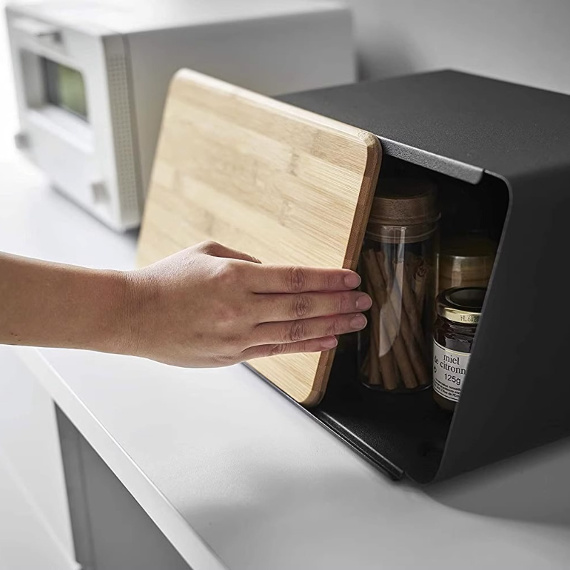 Caixa de pão de bambu para arm - Food Storage For Pantry avaliação e preço