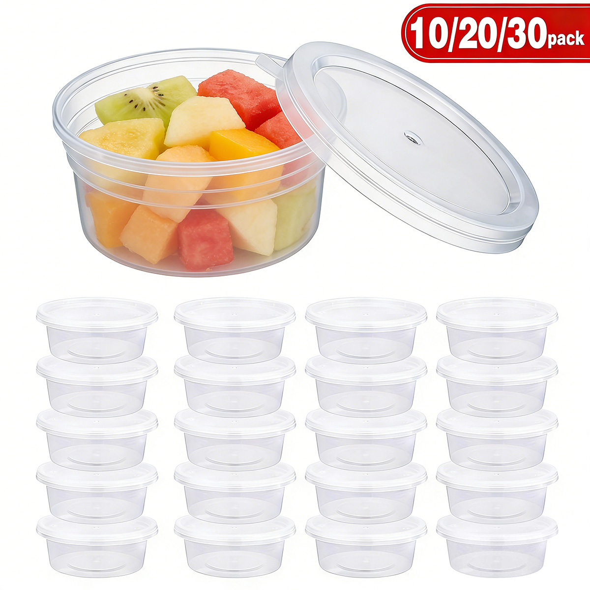 Pacote com 10/20/40 Recipiente - Food Storage Meals avaliação e preço