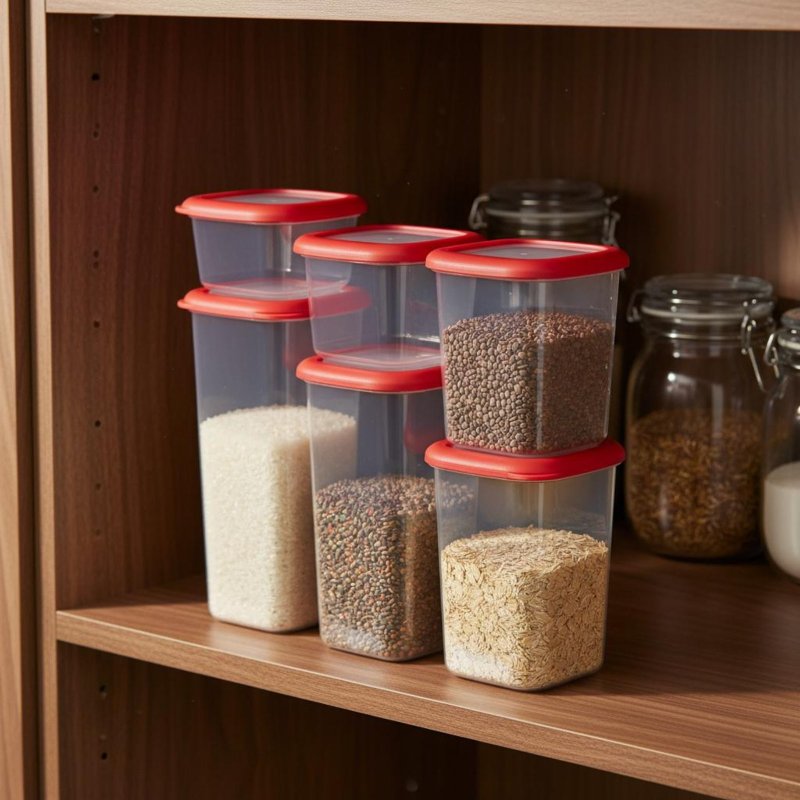 Conjunto de 6 Recipientes Herm - Food Storage For Pantry avaliação e preço