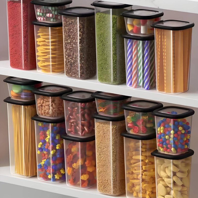 Conjunto de 6 Recipientes Herm - Food Storage For Pantry avaliação e preço