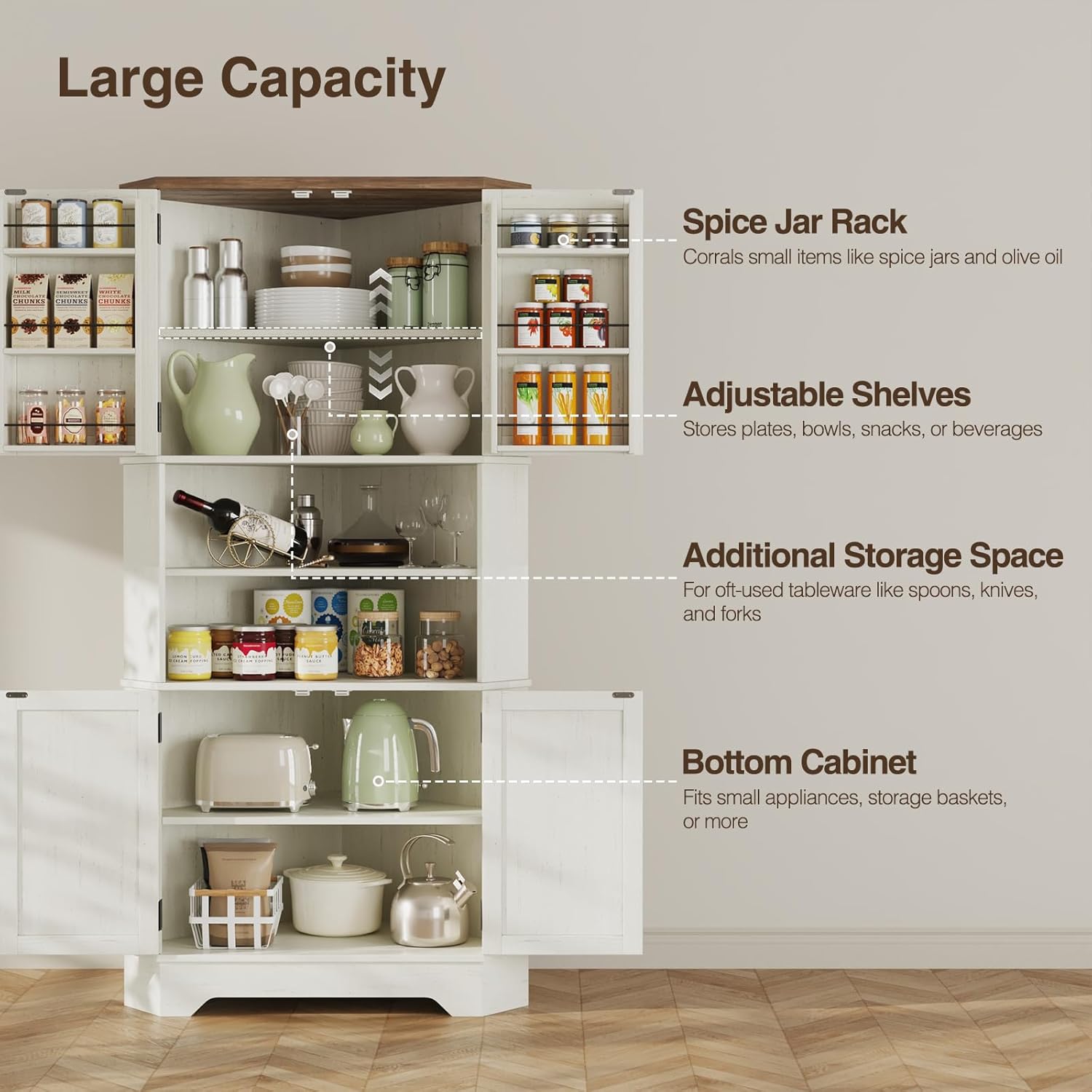 # Armário de Canto, Armário de - Food Storage Kitchen Cabinet avaliação e preço
