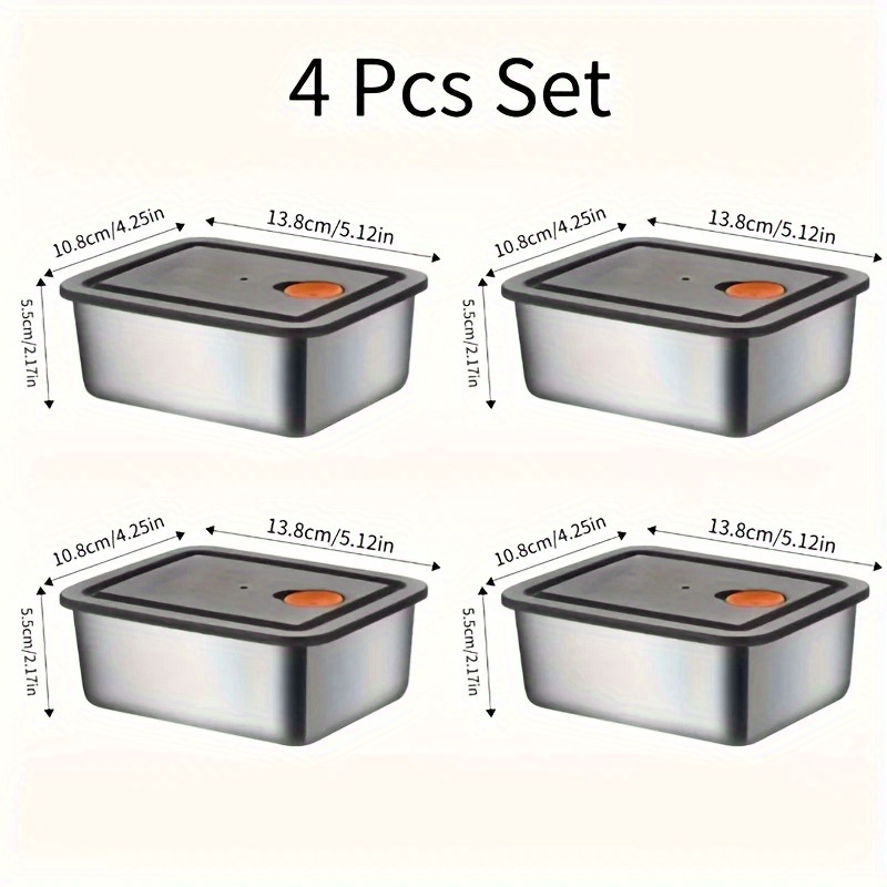 Conjunto de 4 Recipientes de A - Food Storage For Pantry avaliação e preço