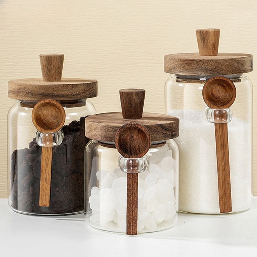 Pote de Vidro Transparente par - Food Storage For Pantry avaliação e preço