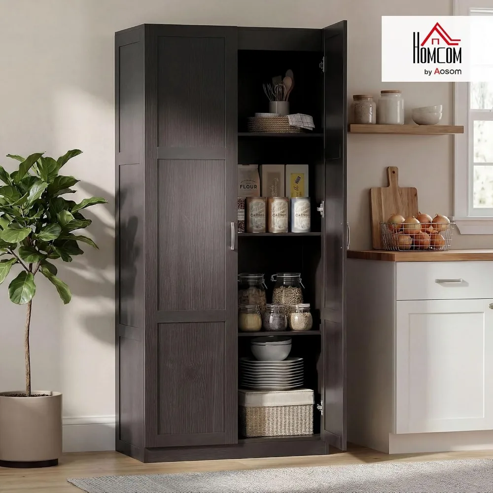 Armário de Cozinha HOMCOM de 7 - Food Storage Kitchen Cabinet avaliação e preço