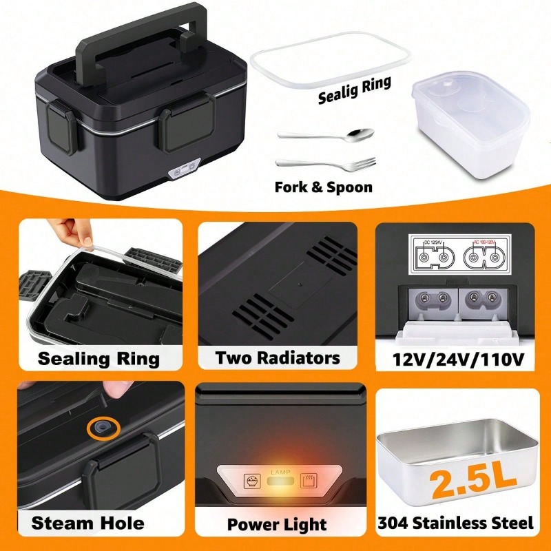 Marmita Elétrica Aquecida de D - Food Storage Bag Organizer avaliação e preço