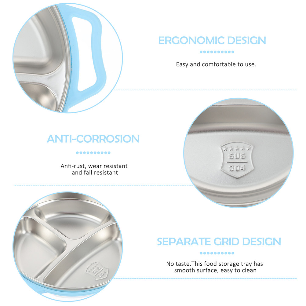 Prato de Aço Inoxidável com Di - Food Storage Safe avaliação e preço