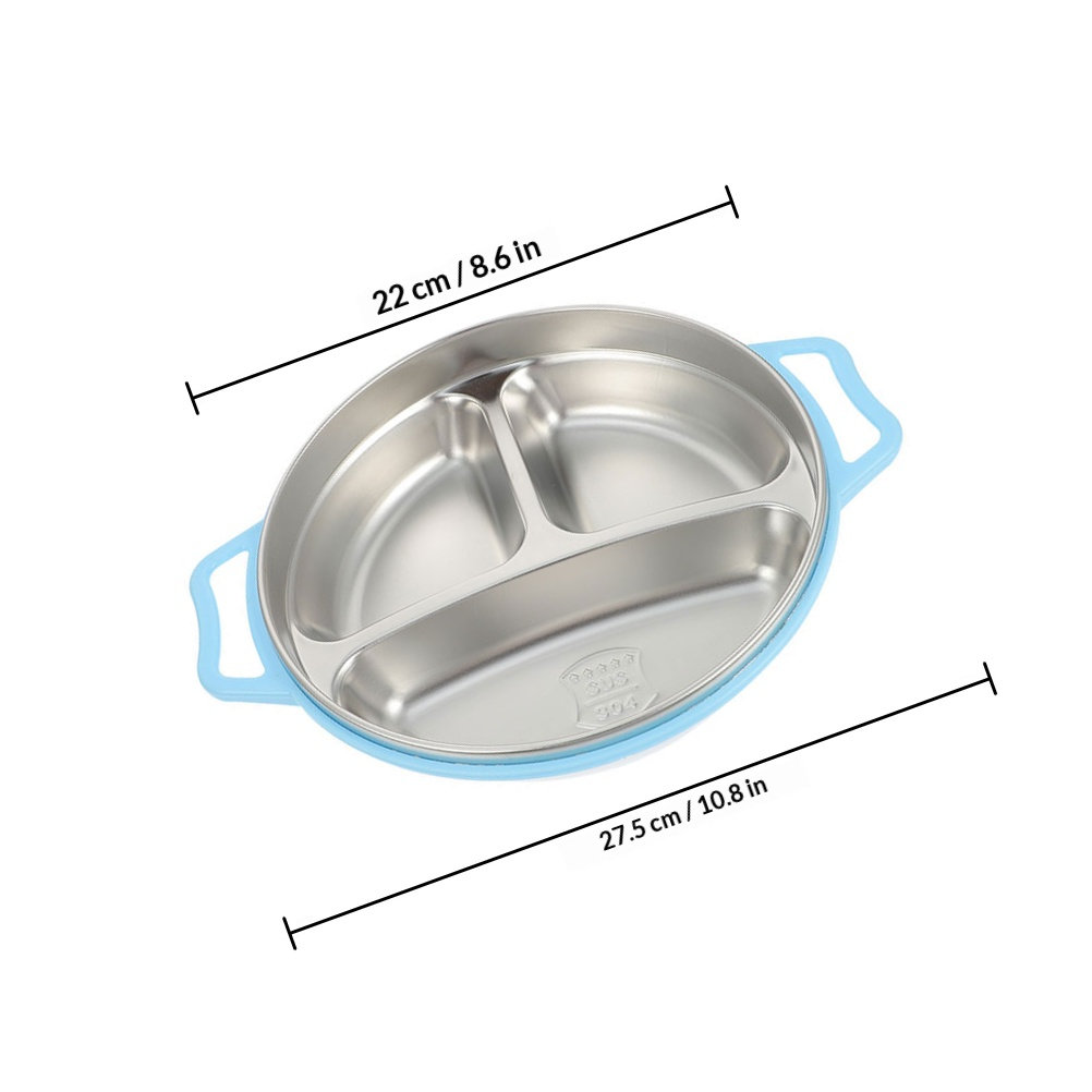 Prato de Aço Inoxidável com Di - Food Storage Safe avaliação e preço