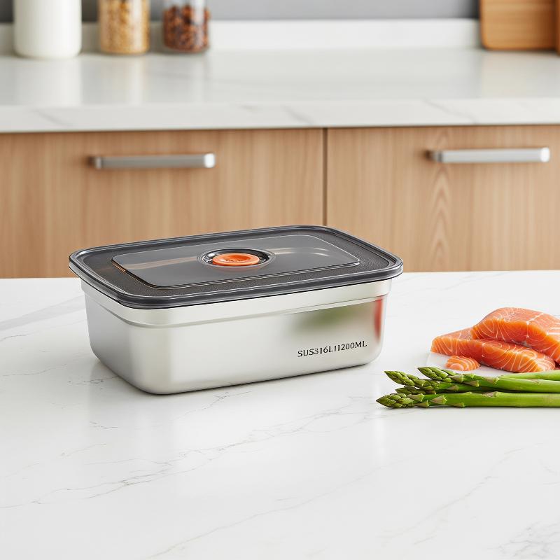 Caixa de Almoço Selada em Aço  - Food Storage Safe avaliação e preço