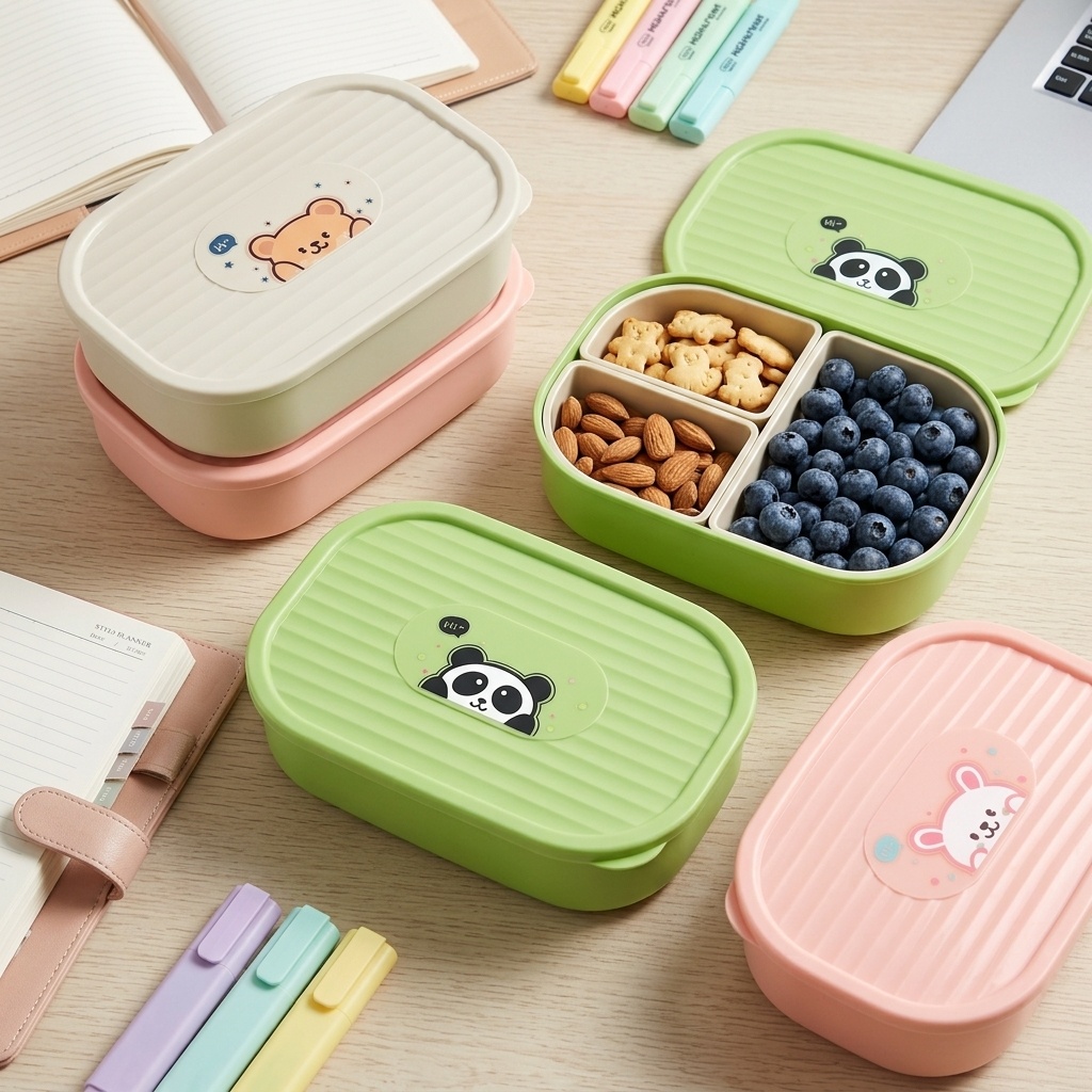 Lancheira Plástica Dividida Fo - Food Storage Safe avaliação e preço
