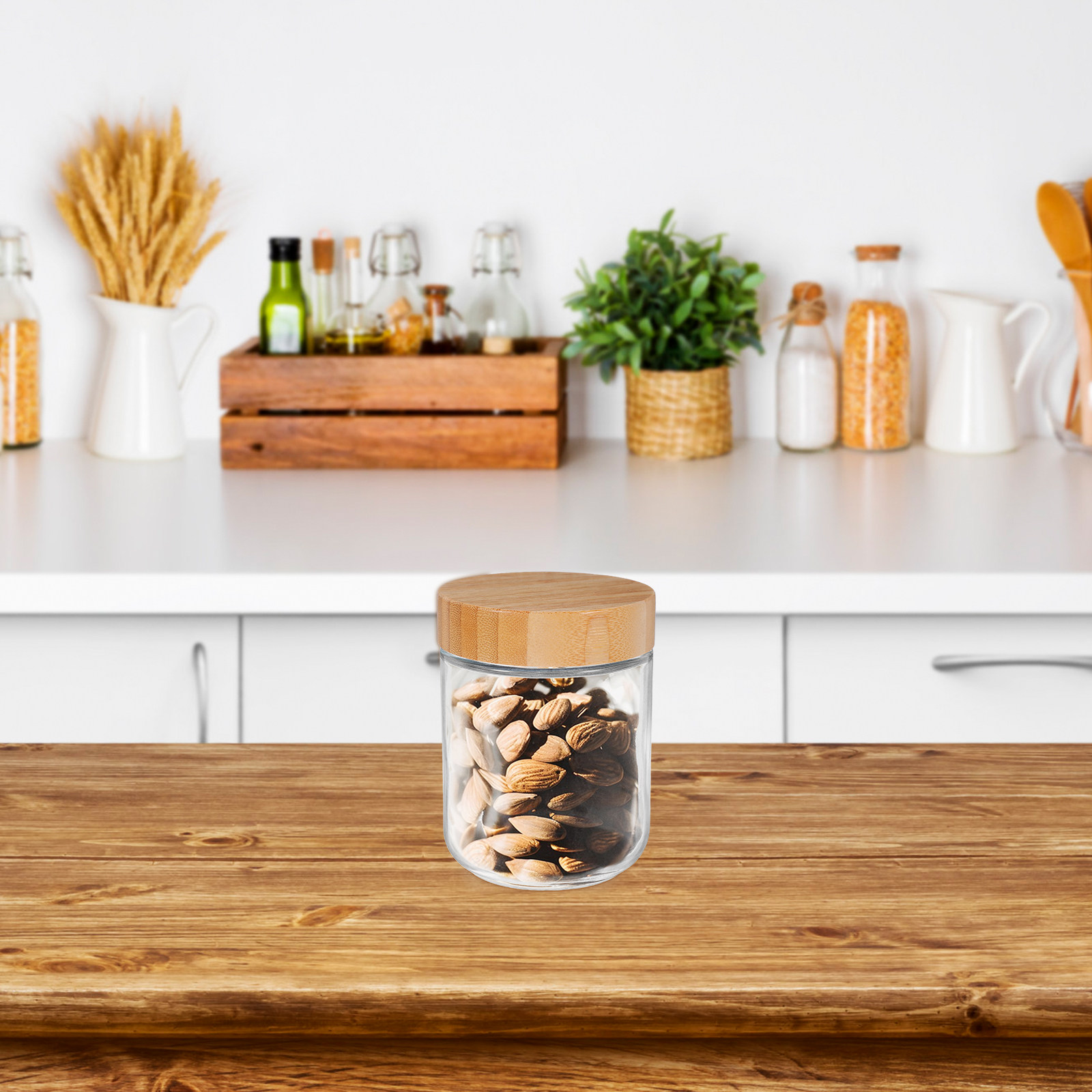 4 Potes de Vidro para Armazena - Food Storage Kitchen avaliação e preço