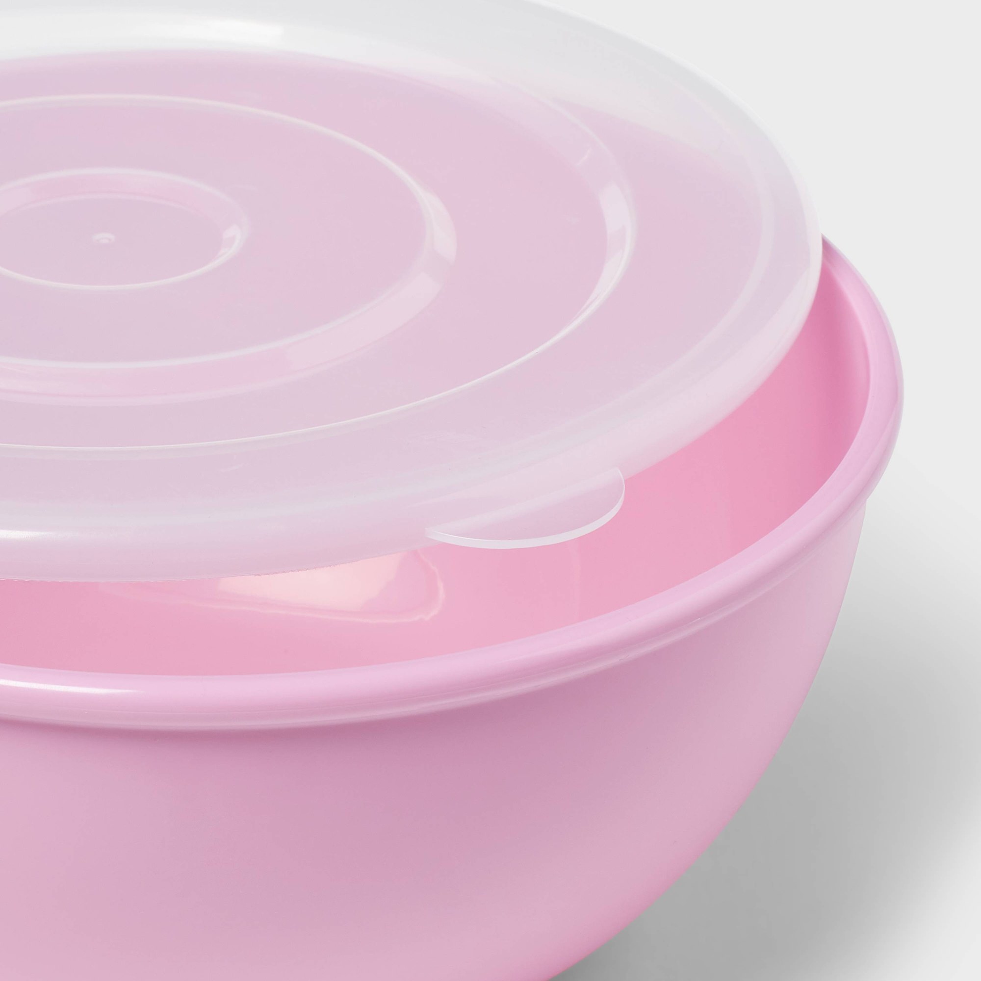 Tigela Rosa com Tampa Correspo - Food Storage Meals avaliação e preço